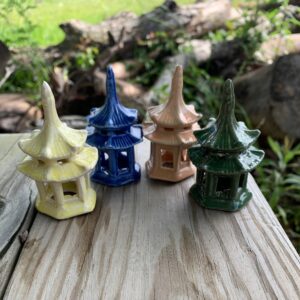Miniature Fairy Garden Pavilion: Resin Enchanted Garden Figurine