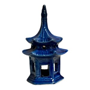 Ceramic Fairy Garden Pavilion: Miniature Terrarium Decoration