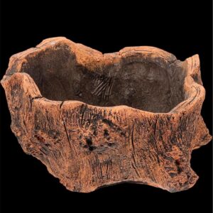 Ceramic Tree Trunk Planter, Retro Succulent Vase