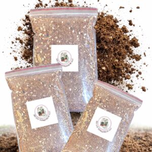 Terrarium Soil Mix for Tropical Plants, Premium Coco Fiber & Perlite Blend Drainage Optimized Substrate for Moss and Tropical Plants