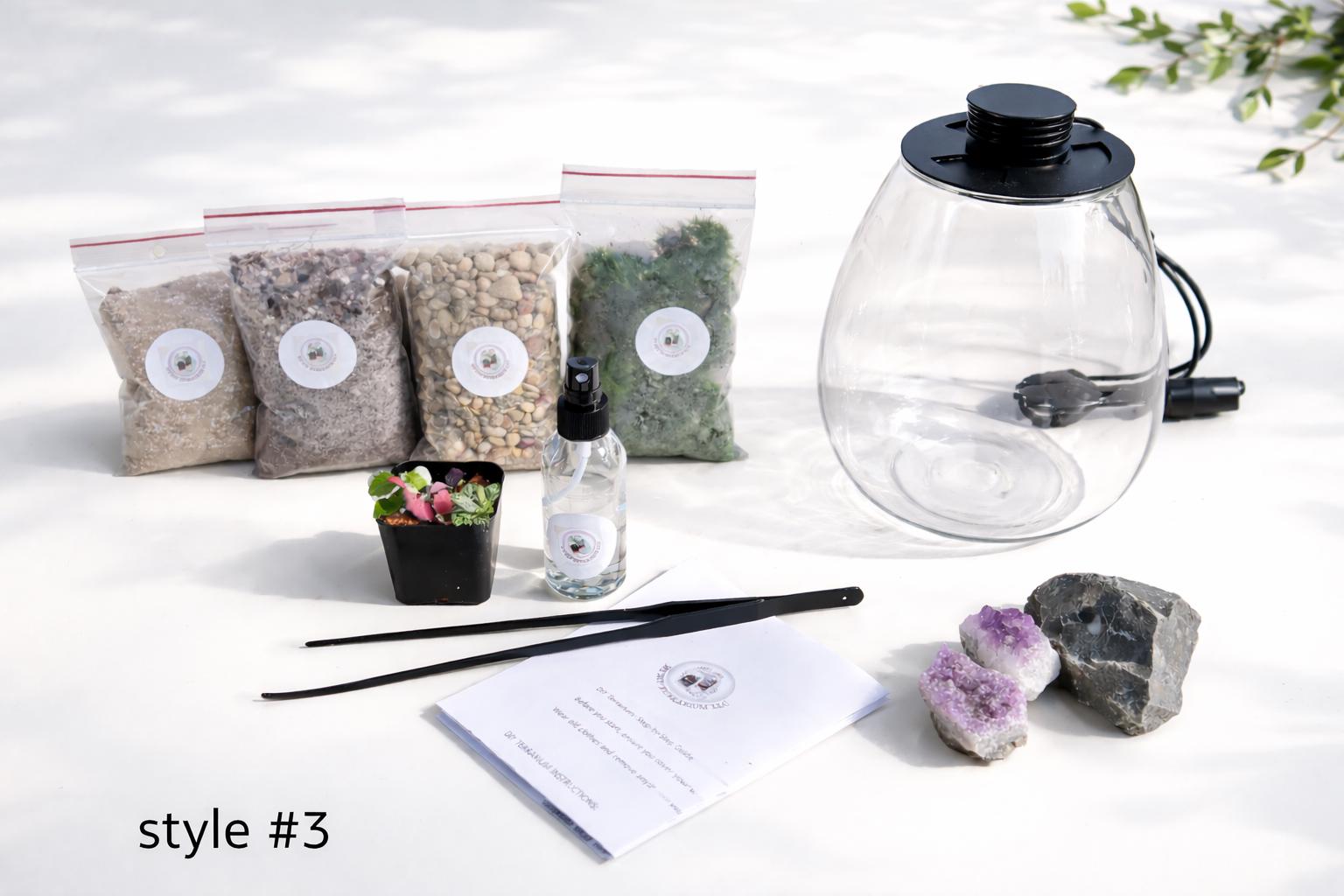 Biolark LED Moss Terrarium, Premium Self-Sustaining Ecosystem - Image 5