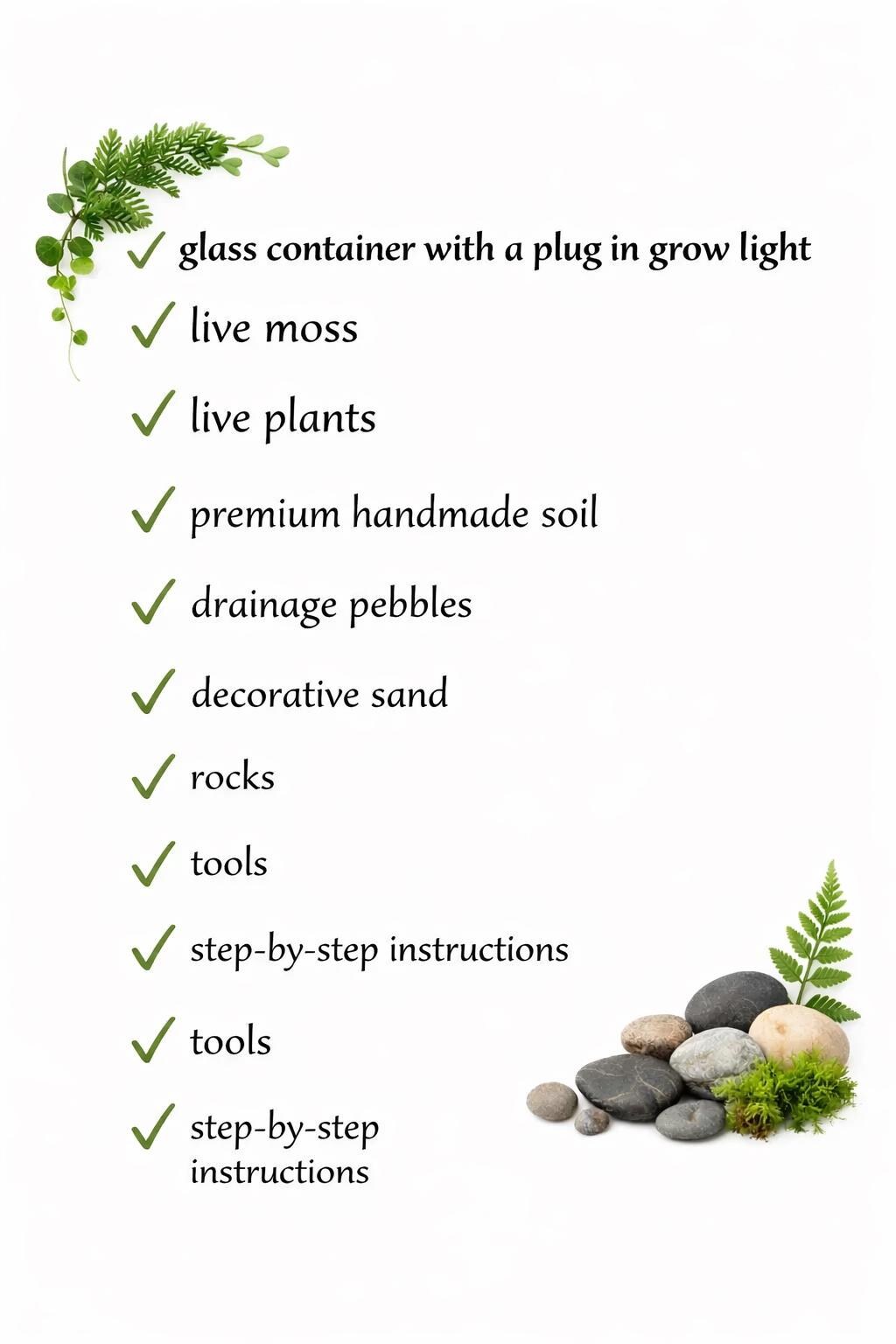 Biolark LED Moss Terrarium, Premium Self-Sustaining Ecosystem - Image 7