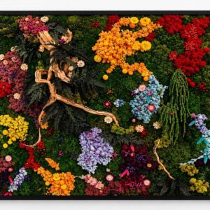 Luxury Preserved Moss Wall Panel for Office & Spa
