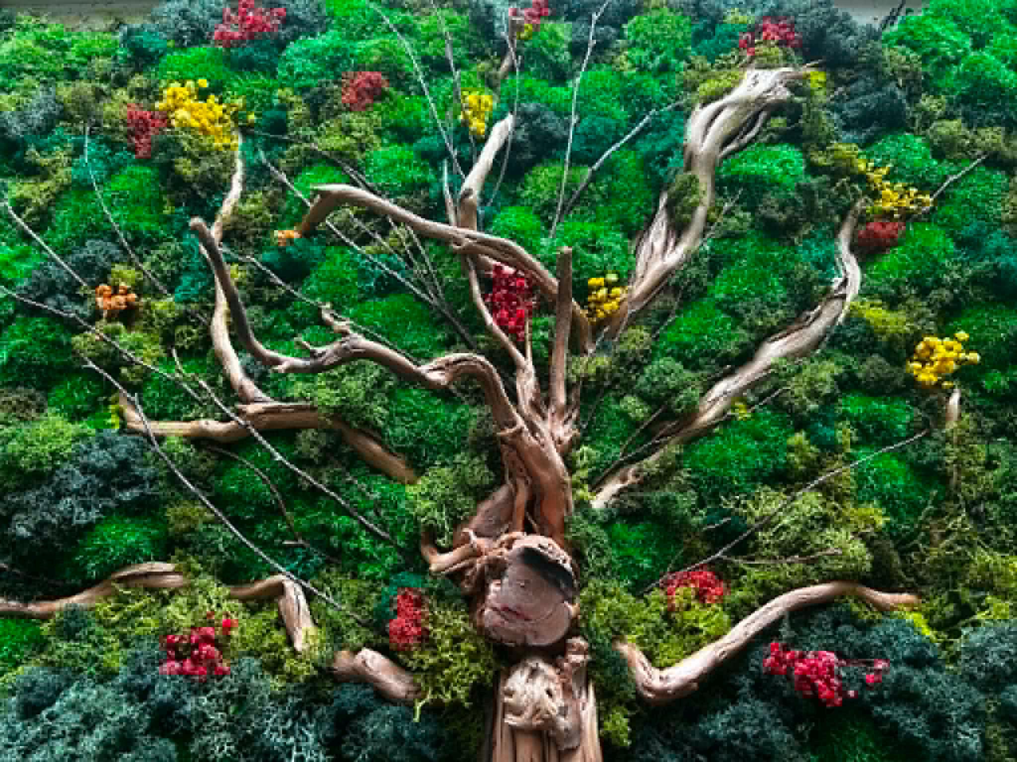 Tree of Life Preserved Moss Wall Art - Image 10