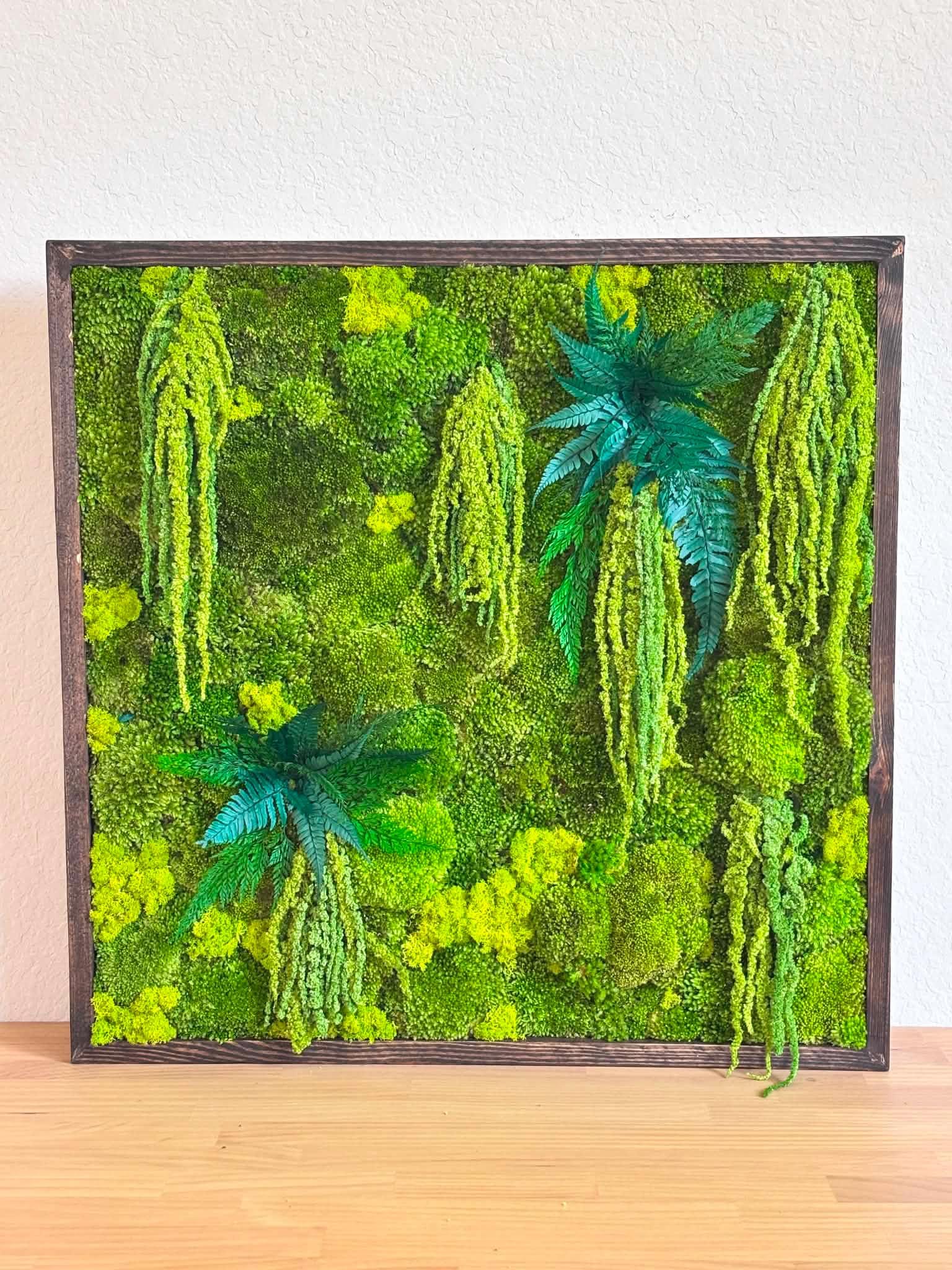 24x24 Preserved Moss Wall Art - Image 6