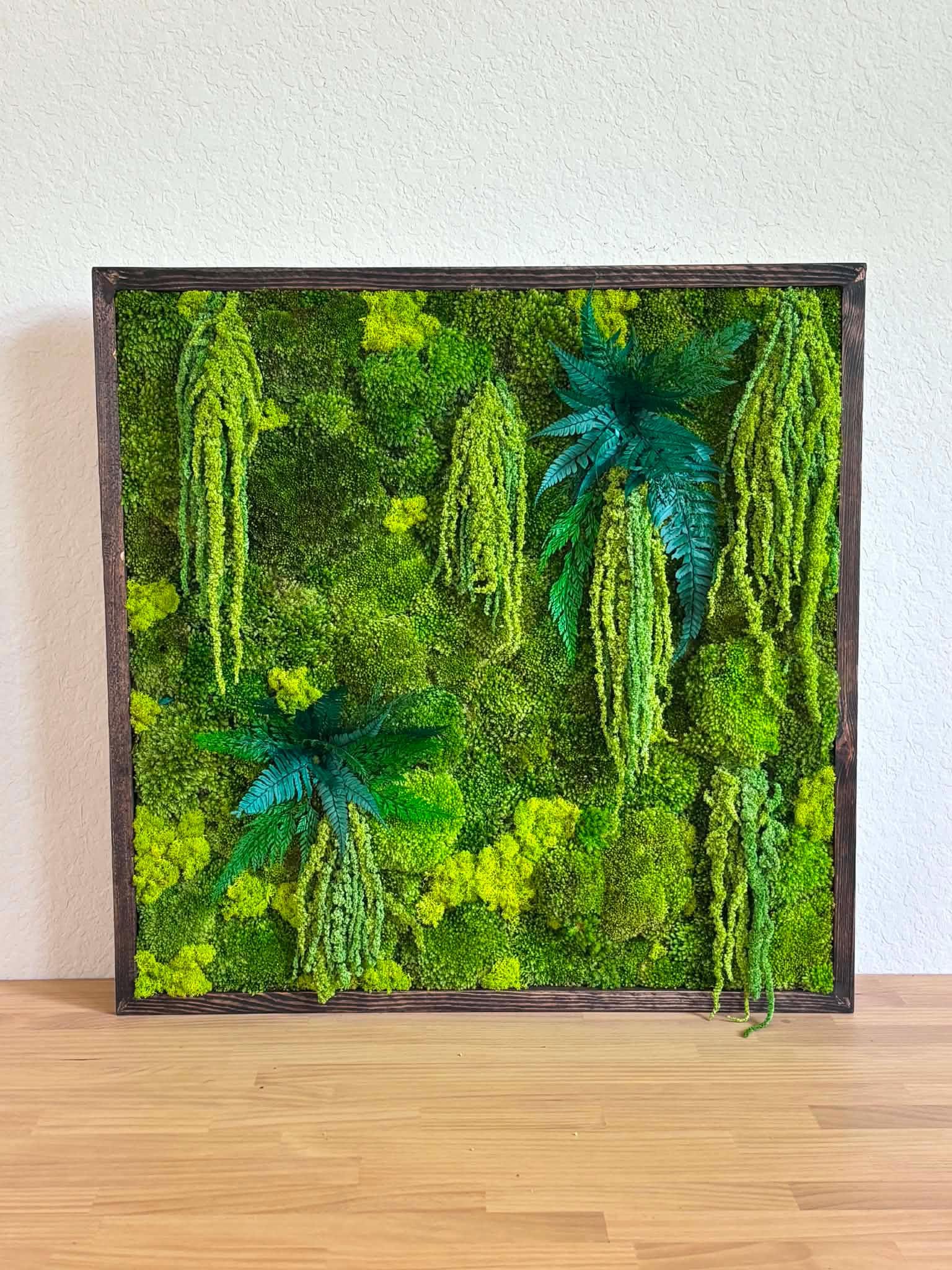 24x24 Preserved Moss Wall Art - Image 7