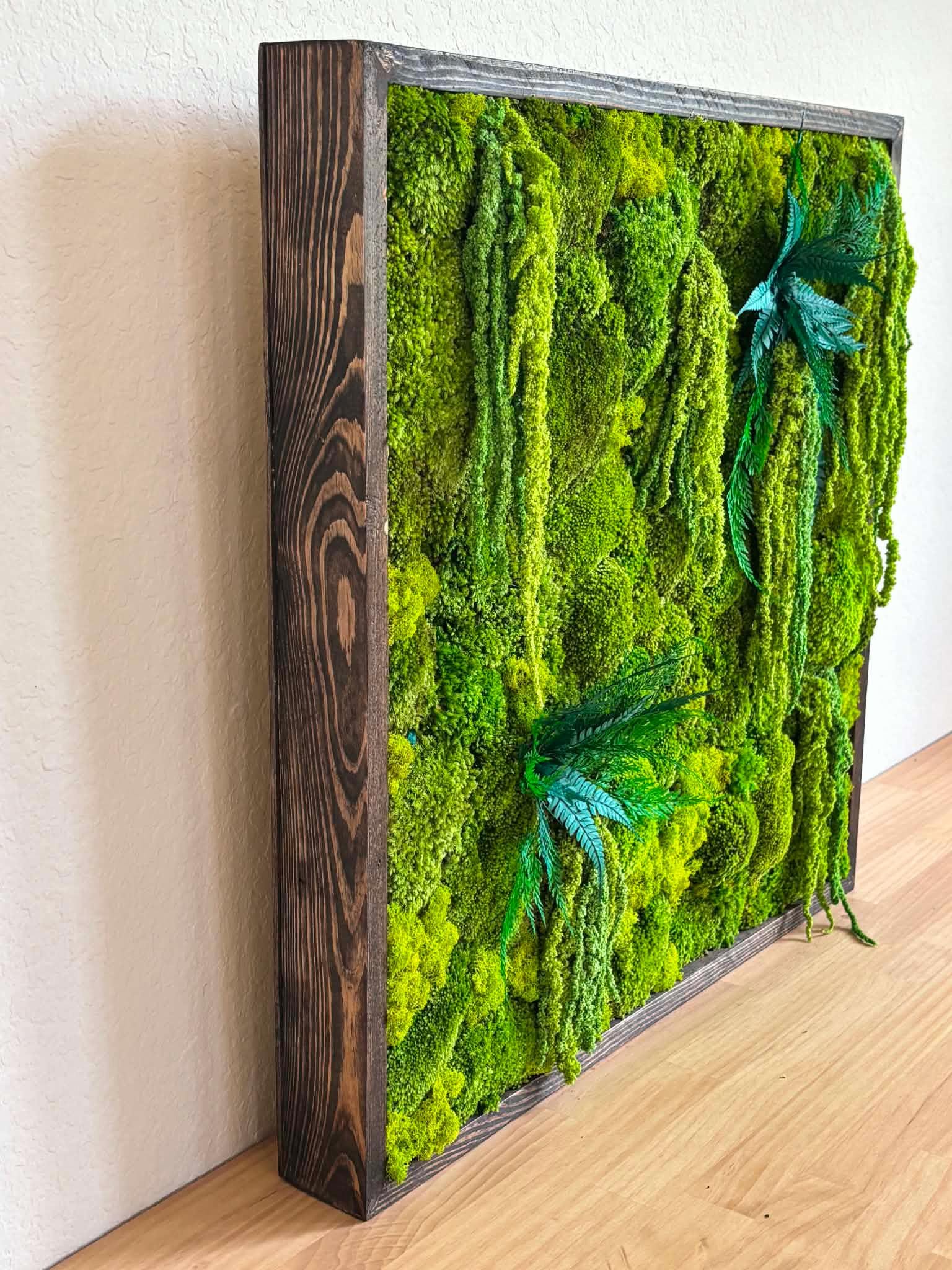 24x24 Preserved Moss Wall Art - Image 9