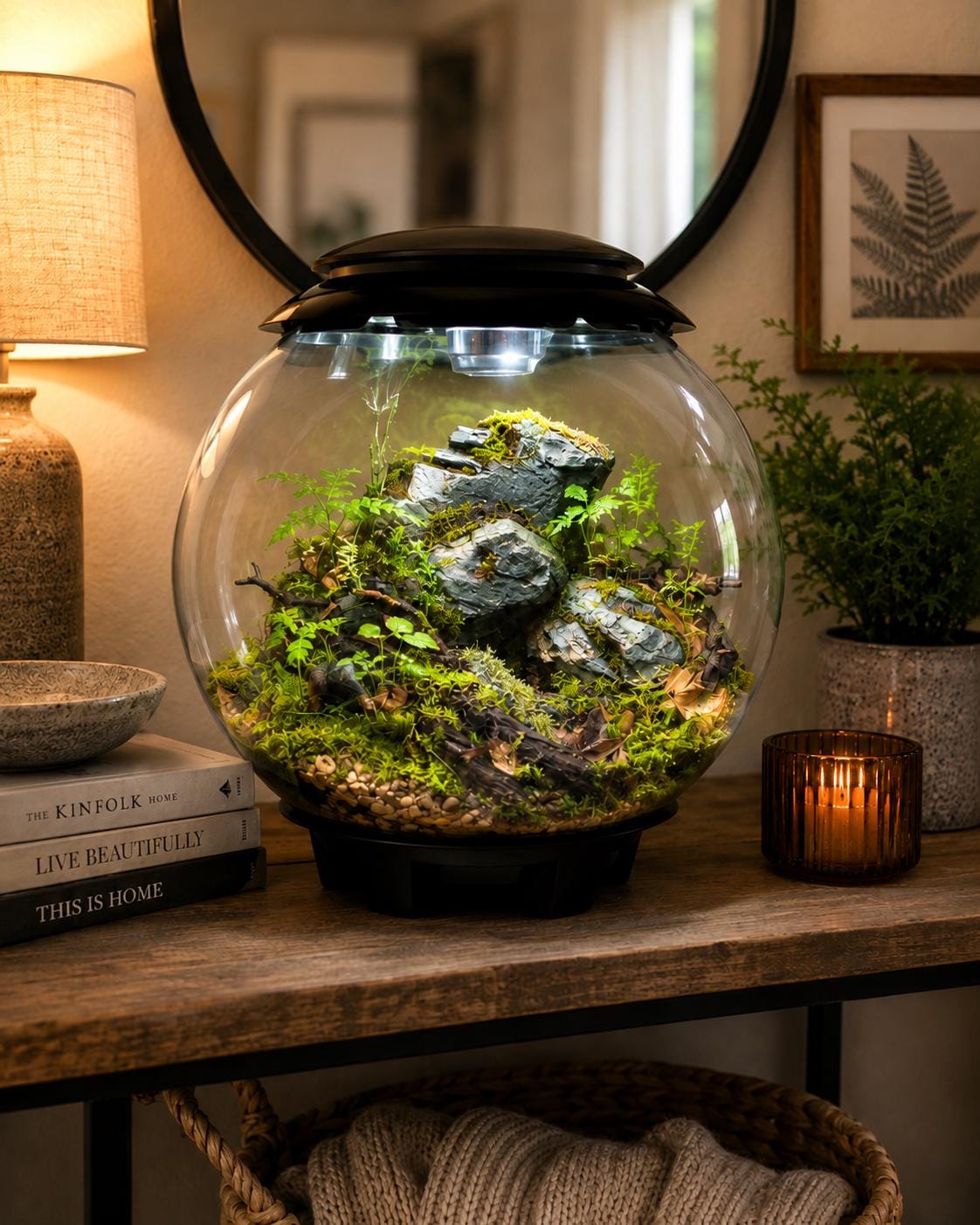 BiOrb AIR 30 Live Moss Terrarium with Automated Misting