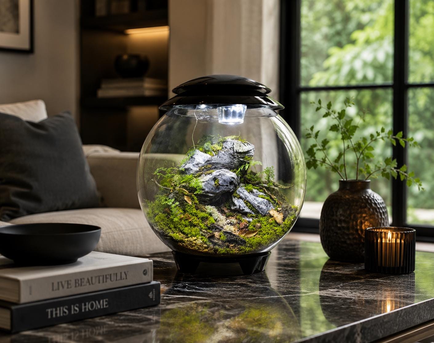 BiOrb AIR 30 Live Moss Terrarium with Automated Misting - Image 2